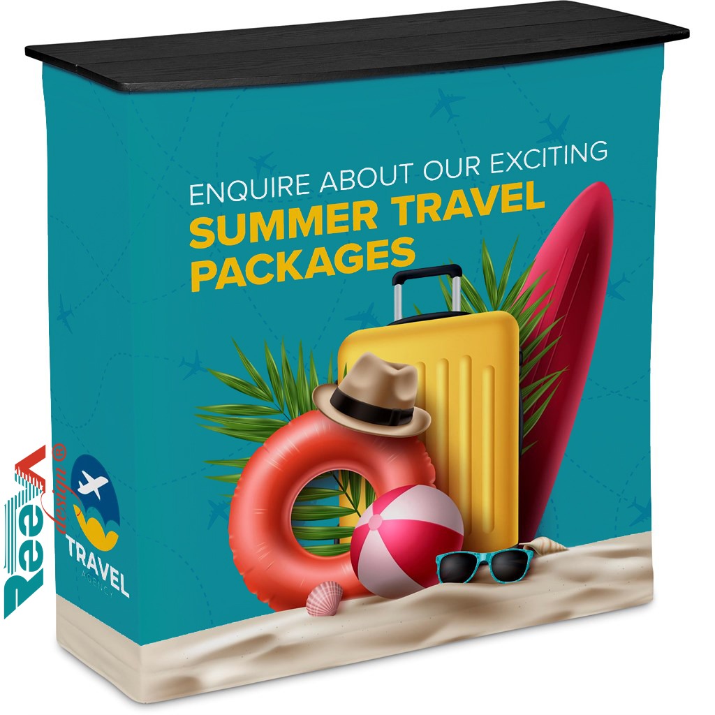 Pop Up Fabric Counter