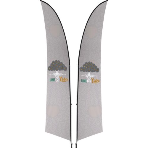 Legend 3M Double-Sided Arcfin Flying Banner Display