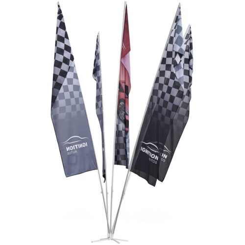 Legend 5 Flag Fountain 6m – Large Outdoor Promotional Flag Display