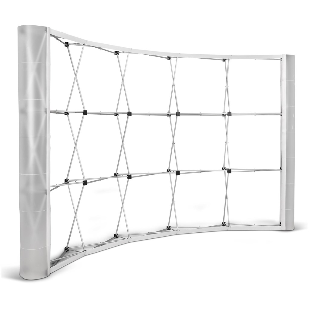 Legend Curved Banner Wall with Wings 3.5m x 2.25m – Large Wrap-Around Display System - Image 3