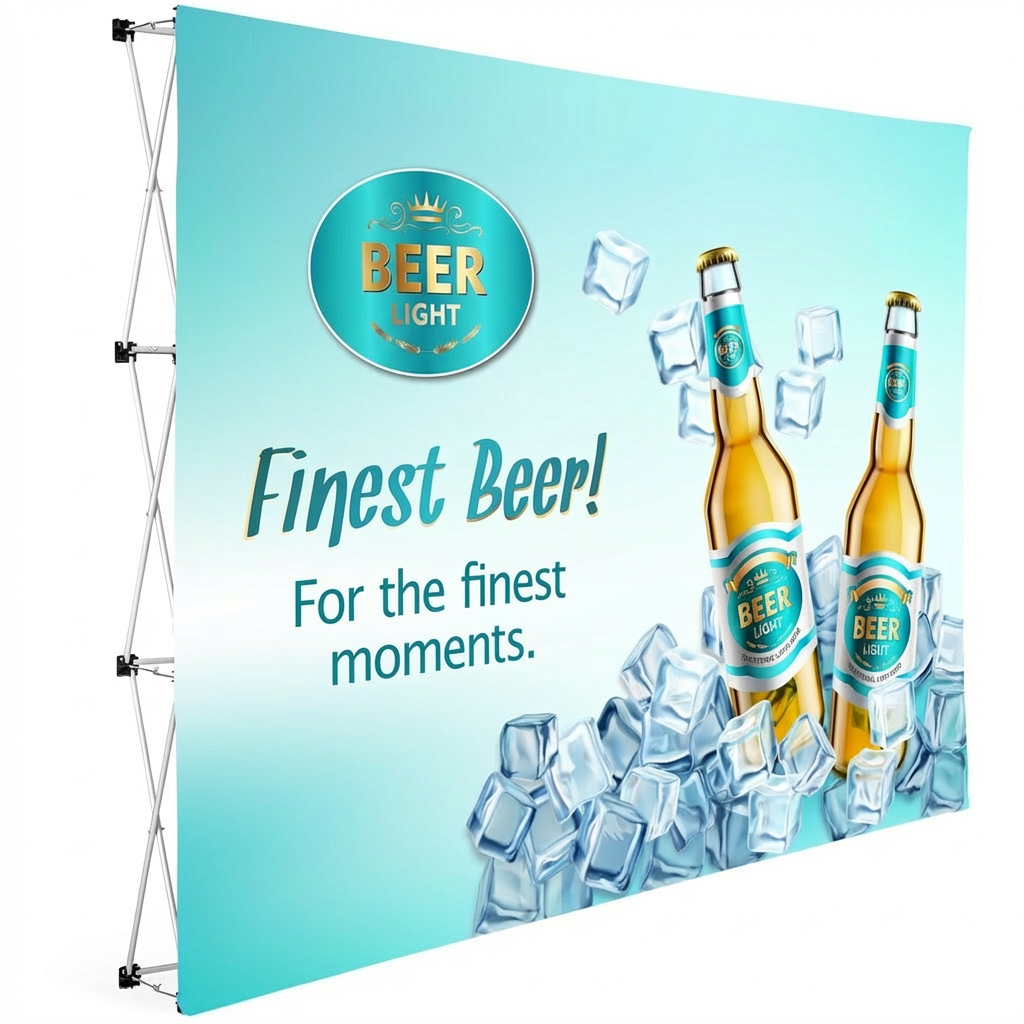 Legend Straight Banner Wall 3m x 2.25m