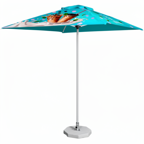 Sublimated Parasol Single Round Pole 2m x 2m – Branded Outdoor Parasol
