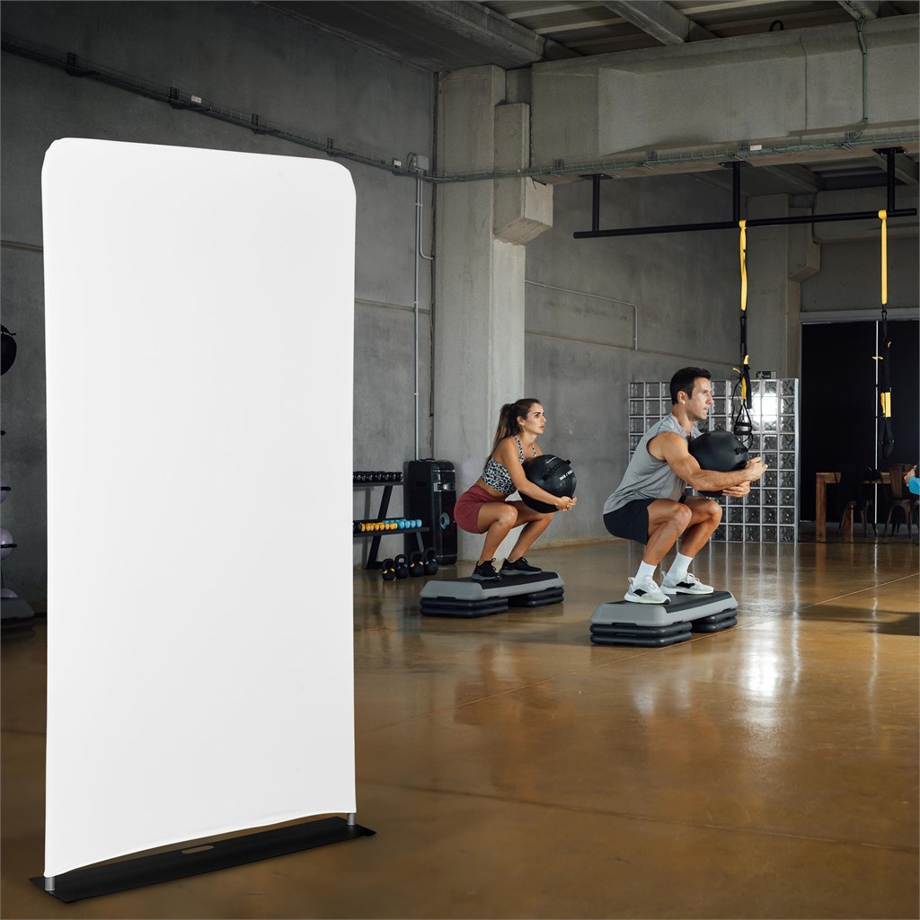 Double Sided Fabric Tube System 1.2m – Portable Display Stand - Image 5